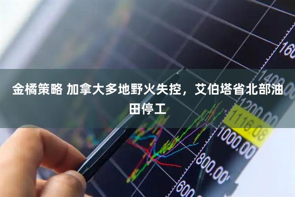 金橘策略 加拿大多地野火失控,艾伯塔省北部油田停工