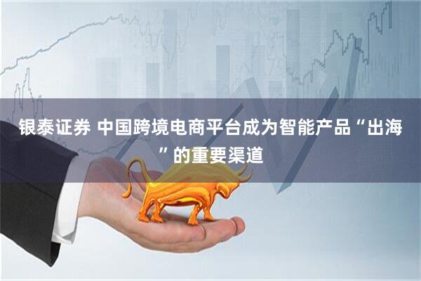 银泰证券 中国跨境电商平台成为智能产品“出海”的重要渠道